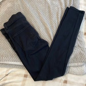 Express black distressed skinny Jean